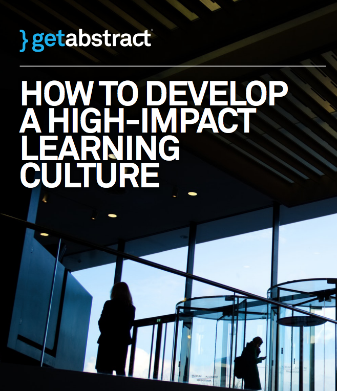 Develop A High-impact Learning Culture